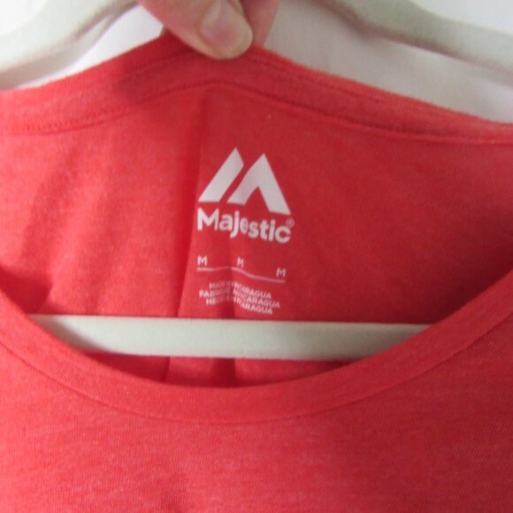 MLB LA Angels Baseball Short Sleeve Tee Shirt Women's Red Size Medium NWT - Picture 3 of 8